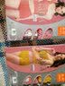 爱莎女士内裤2条装高腰包臀收腹提臀竹纤维柔软透气舒适性感平角内裤 （桃粉色+柠檬黄）盒装 2条 XL (165/90) 实拍图