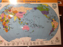 中国世界地理地图 政区版（单张图 16开） 实拍图