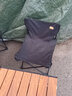探险者（TAN XIAN ZHE）露营椅子户外折叠椅野餐桌椅便携休闲椅钓椅沙滩椅子野炊装备全套 升级特大椅*6+长桌120CM-曜黑 实拍图
