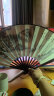 TaTanice扇子折扇 中国风古典10寸男扇绢布扇生日礼物 宁静致远 无礼盒 实拍图