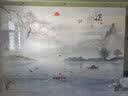 高温微晶岩板电视背景墙瓷砖轻奢新中式客厅山水画影视墙佛山定制 定制图案尺寸联系客服 定制：高温微晶亮光岩板背景/6平方米内 实拍图