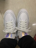阿迪达斯（adidas）女鞋 26春季新款三叶草加厚保暖休闲鞋时尚潮流面包鞋低帮板鞋  黑色/白/汉玉白 热销推荐 39 实拍图