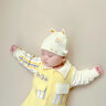 婧麒（JOYNCLEON）婴儿帽子0-3个月加厚婴幼儿男女宝宝棉新生儿胎帽秋冬季 黄色老虎_Jmz17778 0_3个月 晒单实拍图