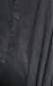 无印良品（MUJI）男女通用法兰绒 开领衬衫 无性别 男款女款 ACA71A1A 黑色 S-M 实拍图