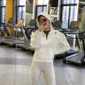 DESCENTE迪桑特 TRAINING系列 女子运动夹克外套女子跑步健身上衣 WT-白色 L (170/88A) 晒单实拍图