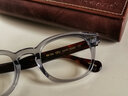 目师傅私藏货日本手作眼镜架超大脸眼镜框约翰德普同款潮男女进口板材光学眼镜 灰色 49（中等或偏大脸型） 实拍图