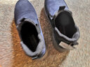 斯凯奇（Skechers）男鞋保暖男靴高帮鞋加厚加绒棉鞋一脚蹬休闲运动鞋237283C 海军蓝色/灰色/NVGY 42 实拍图
