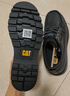 卡特（CAT）休闲皮鞋工装鞋男鞋新复古回潮新品牛皮轻便单鞋P726069 黑色 44 实拍图