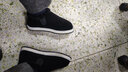 红青百年棉鞋男加绒加厚高帮老棉鞋防滑爸爸鞋老北京居家办公室保暖冬鞋 黑色【套脚款】 39 适合37的脚 实拍图