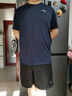 安踏【秒杀特价】冰肤凉感男子运动短袖夏季透气吸汗紧身上衣速干t恤 【冰丝速干】年代蓝-4 3XL 190 (190斤-205斤) 实拍图