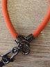 摩斯维 手机挂绳挂脖子斜挎手腕带吊绳挂件挂饰手机壳钥匙链绳带防盗绳男女士防丢失神器适用华为苹果机 手腕款【爱马橙】8mm加粗+贈贴片 实拍图