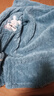 南极人女士睡衣女秋冬加绒法兰绒珊瑚绒开衫提花可外穿家居服套装蓝M 实拍图