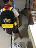 吴系皮卡丘书包男动漫双肩包时尚潮流休闲学生背包男初中大容量电脑包 917黄黑皮卡（USB接口+听歌）+挂饰 实拍图