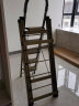 肯泰（KENTAI）家用梯子多功能晾衣架折叠人字梯铝合金加厚楼梯五步工程梯Q6-XB5 实拍图