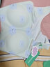 like uu风筝内衣系列基础隐形少女无痕内衣青春发育期文胸儿童内衣 小熊满印蓝 均码 （70-100斤） 实拍图
