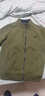 JEEP夹克男外套纯棉秋冬季新款男装宽松大码开衫卫衣休闲立领男士上衣 军绿色 M(建议110-130斤) 实拍图