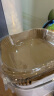 烤乐仕空气炸锅专用纸托烘焙工具家用烤箱硅油纸碗盘子 100只方形纸托 实拍图