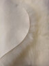 百逸雅奥林羊毛地毯整张澳洲皮毛一体卧室床边毯客厅地毯衣帽间地毯 白色 1P精品级 晒单实拍图