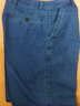 俊欣鸟中老年牛仔裤男秋冬厚款高腰深档宽松弹力免烫直筒休闲爸爸长裤子 浅蓝色+中蓝色【春夏款】 33 【2尺6腰围】 实拍图
