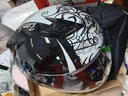 坦克摩托车头盔3C四分之三盔T536四季防风B.Duck电动车安全帽男女 ZEN-B【经典】【彩色镜片+透明镜片】 M（建议头围53-56cm） 实拍图