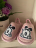 巴布豆儿童拖鞋春秋男童布拖鞋宝宝拖鞋吸汗居家鞋子婴幼儿空调拖防滑 70003粉红 24 内长14cm 适合脚长13-13.5cm 实拍图