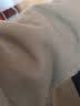 JEEP SPIRIT 吉普棉衣男 棉服加绒加厚男士秋冬休闲羊羔绒夹克衫潮牌连帽工装御寒保暖外套男 黑灰色 XL 实拍图