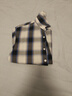 可可鸭（QQ DUCK）童装儿童衬衫男童格子衬衣大童外套学生青少年衣服蓝白格；120 实拍图