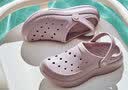 斯凯奇（Skechers）透气洞洞鞋女士夏季外穿包头泡泡鞋舒适厚底软底凉拖鞋 实拍图