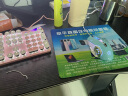 银雕G15微动升级版 有线机械鼠标 电竞游戏 台式笔记本通用 彩色呼吸灯 四挡DPI调节  湖水蓝有声版 实拍图