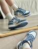 KILLWINNER【王鹤棣同款】Noah's ark牛仔破碎流星男鞋潮牌情侣运动板鞋女 蓝色 35 实拍图