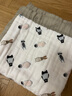 Kissbaby Miracle纯棉A类婴儿6层纱布浴巾 新生儿柔软吸水宝宝大包巾方巾 企鹅熊【A类纯棉 110cm*110cm】 实拍图