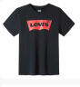 Levi's 李维斯童装男童纯棉短袖T恤夏季儿童针织舒适休闲上衣 正黑色 160/76(L) 晒单实拍图