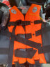 博沃尼克专业救生衣大浮力成人浮潜装备游泳背心船用自救生口哨营 橙色XXL 晒单实拍图