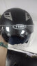野马（YEMA）3c认证329S电动摩托车头盔男夏季双镜片半盔女夏天防晒安全帽 均码 亚黑五星配透明短镜 实拍图