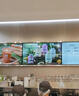 千窗外19--100英寸广告机显示屏吊挂奶茶店宣传屏电梯广告机壁挂立式横竖屏显示器ERP生产车间电子看板 32英寸全面屏广告机高分辨率（u盘版） 实拍图