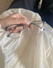 堡莱斯近视眼镜男大脸配眼镜防蓝光有度数护目镜时尚眉线眼镜半框女方框 镜架+1.60非球面镜片（0-600度） 实拍图