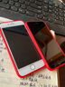 Dumi苹果8plus手机壳7plus液态硅胶壳新款se2全包防摔软壳iphone7保护套8男女款 7/8/新款se 4.7寸【红色】-送钢化膜 实拍图