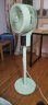 创维（Skyworth）电风扇空气循环扇落地扇智能语音遥控家用大风力轻音台地两用冰岛系列Q859小清绿 晒单实拍图