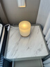 IDERAN卧室台灯小夜灯创意北欧简约实木节能暖光温馨迷你婴儿喂奶床头灯 原木色 插电_防摔PE_暖光 3W 实拍图