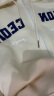 百鹊亭夹克男2024春季新款美式潮牌运动连帽开衫外套男青少年时尚卫衣男 杏色 XL 实拍图
