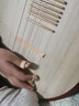 敦煌牌敦煌琵琶指甲赛璐璐普通练习指甲【敦煌乐器专卖店】 小号指甲（一盒五片） 实拍图