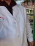 医缘医缘白大褂男女薄款透气修身学生实验服诊所医院大衣工作服印绣字 男长袖薄款 XXL 实拍图