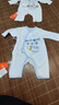 优奇婴儿衣服新生儿纯棉连体衣春秋初生儿0-3个月宝宝内衣刚出生睡衣 【四季款】小奶瓶+卡通蓝 59cm 实拍图