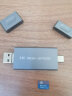 JJC USB3.0读卡器 适用于华为手机NM卡 SD/TF卡 高速多合一OTG 支持Type-C 安卓苹果15读取存储卡配件 商务灰 Type-C+USB+Micro B口 晒单实拍图