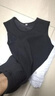 续点保暖背心男士加绒加厚无袖宽肩圆领健身修身紧身内衣男棉马甲男冬 黑色圆领 L 码112-130斤左右修身版型 实拍图