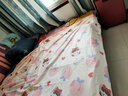 南极人（Nanjiren） 100%纯棉四件套全棉被套200x230cm床单床笠套件双人被罩床上用品 洛克庄园红 【100%全棉 亲肤舒适】 1.5m 床单款 四件套-被套200*230cm 实拍图