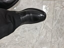 红蜻蜓男鞋 皮鞋男士中老年爸爸鞋秋冬商务正装鞋真牛皮套脚新品棉皮鞋 黑色加绒 44 实拍图