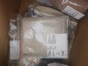 无印良品（MUJI）女式 使用了棉的冬季内衣 U领八分袖T恤 69AD435 秋衣 保暖衣 浅米色 L 实拍图