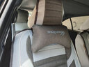 布兰特 汽车座套全包布艺座垫仿亚麻坐垫四季通用座椅套垫卡通座包五座 A31质感灰-卡通版 实拍图
