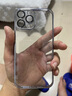 韵宁【星空闪粉带镜头膜】适用苹果17promax手机壳新款透明硬壳iPhone手机保护壳高档13pro电镀保护套 带镜头膜【远峰蓝】闪粉背板pc电镀 iPhone13ProMax 实拍图